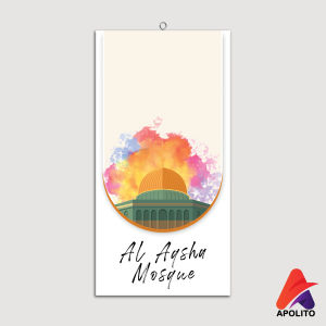 HIASAN DINDING MASJID AL AQSHA NABAWI MASJIDIL HARAM (15X30) KAMAR DEKORASI RUMAH WALL DECOR