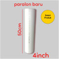 Potongan Pipa Pralon Pvc Putih Abu-abu Ukuran 4 inch D Ukuran Panjang 50 Cm Murah. 