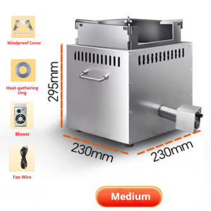Portable Smokeless Wood Burning Stove with Gasification Technology for High Efficiency Cooking and Heating Indoor and Outdoor Use