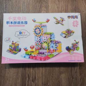 Bộ đồ chơi lắp ghép xếp hình bánh răng chuyển động vòng xoay 83 165 203 chi tiết đồ chơi giáo dục thông minh cho bé