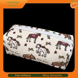 ❣️❣️❣️ 1Pcs Creative Cute Pony Pencil Case Large Capacity Storage Pencil Bags Multi-Functional Stationery Organizer Bag