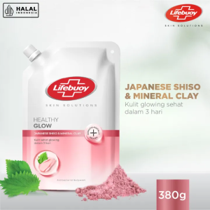 Lifebuoy Sabun Mandi Cair Japanese Shiso Refill 380gr