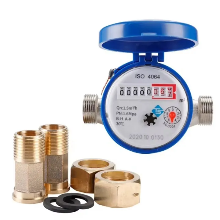 Water Couter Smart Water Meter Mechanical Rotary Pointer Counter Water Meter Digital ...