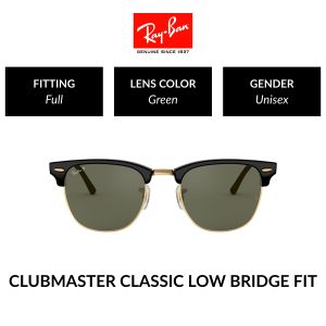 Mắt Kính RAY-BAN CLUBMASTER Polarized - RB3016F 901/58 - Size 55 - Kính mát
