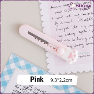Suomi Cute Mini Cat Utility Knife School office Stationery Craft Paper Cutter Student Art Supplies Tool Cat-Claw