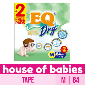EQ Dry Mega Pack Medium 84 - Tape Baby Diapers