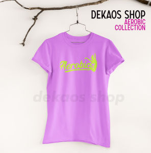 ATASAN BAJU KAOS OLAHRAGA SENAM AEROBIC ZUMBA DANCE YOGA FITNES WANITA / DEKAOS 390