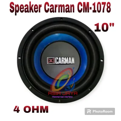Speaker CARMAN CM 1078 / CM1078 Subwoofer Mobil 10 Inch