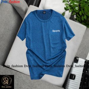 Áo Thun Mè Cổ Tròn Ngắn Tay Co Giản 4 Chiều Form Thể Thao Năng động Adam_fashion