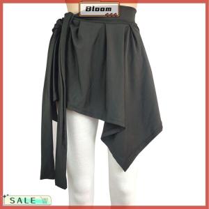 Follow Get New[Bloom Z] กระโปรงโยคะสายยาวเทนนิสบัลเล่ต์กระโปรงผู้หญิงทั้งหมด-ตรงกับสะโพกครอบคลุมพื้นพื้น