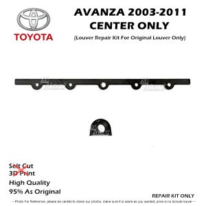 Toyota Avanza 2003-2011 (Front - Center Only) Air Cond Vent Louver Repair Kit 前座中间冷气出风口维修配件