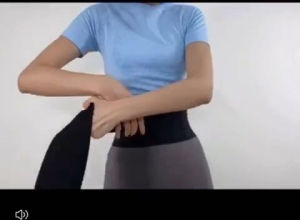 Bandage wrap waist trainer magic back support belt