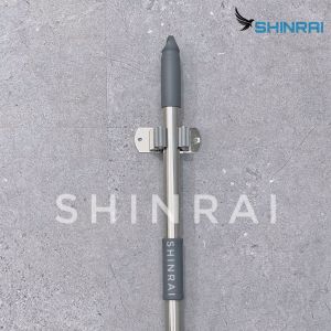 Móc Treo Cây  Chổi Lau Nhà  Cọ Toalet Khăn Lau ... Chất Liệu INOX SUS304 Tấm Đặc Loại Dày