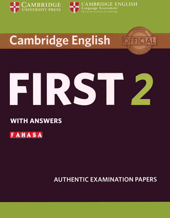 Sách - Cambridge First Certificate In English (FCE) 2