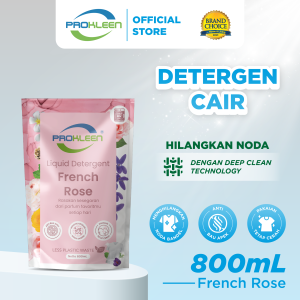Deterjen Cair PREMIUM Laundry PROKLEEN 800mL REFILL - French Rose