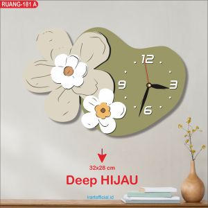 irart - 181A Jam Dinding aesthetic Ukir HOME Sweet Home Hiasan dinding Ruang tamu/ kamar tidur/Dll