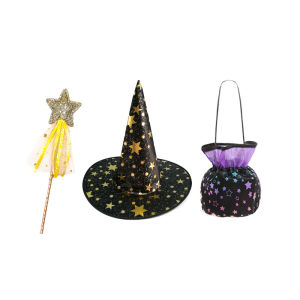 cos Halloween childrens performance costume cape parent-child mens and womens witch clothing costume accessories and props