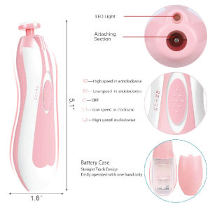 Baby Nail Trimmer Nail Clipper Nail Polisher Grooming Tool / Pemotong Kuku Bayi