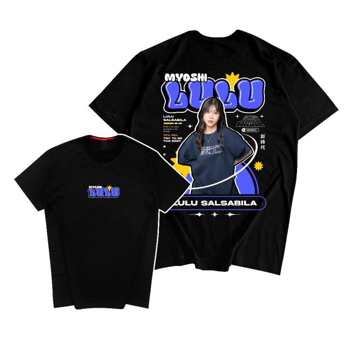 Kaos JKT48 My Oshi Lulu Grafiti - Baju T-Shirt Viral JKT 48 Combed 24s Pria Unisex