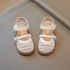 Lovely Princess Style Kids Girls Roman Sandals with Shiny Rhinestones Heart-shaped Buckle Encircled Prom Party Kids Shoes J06087