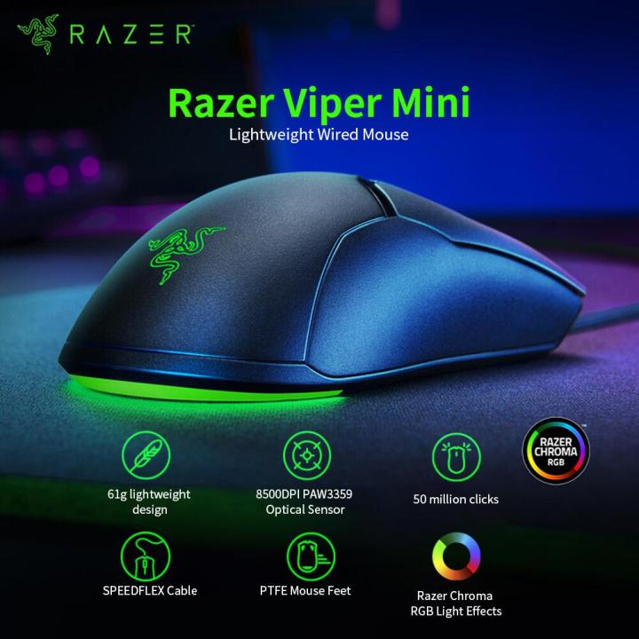 Razer viper mini deals lighting