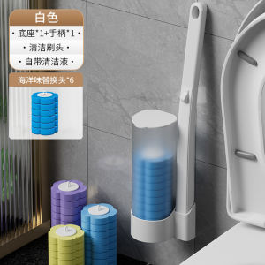 Disposable Toilet Brush Wall Mounted Refillable Toilet Cleaning Brush Berus Tandas Boleh Guna Toilet Bowl Cleaner
