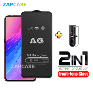 PAKET 2in1 Tempered Glass Anti Glare Vivo V15 Pro Free Tempered Glass Camera Lens
