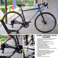 TOSEEK  ROAD BIKE / GRAVEL BIKE ALLOY FRAME 700c RB Aero Dynamic Hollowtech Crankset Aluminum Outdoor Recreational Play Cycling Exercise Road Bike. 