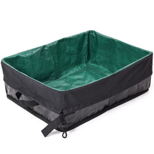 HamshMoc Foldable Portable Cat Litter Box Waterproof Scratch Resistant Travel Cat Toilet For Outdoor Indoor Cats