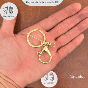 Móc Khóa Càng Cua Tôm Hùm Chất Hợp Kim Mạ Điện Phụ Kiện Làm Túi Đeo Bóp Ví Da Handmade DIY