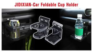 BAWA Foldable Front Cup Holder Bracket For Suzuki Jimny 2019 2020 2021 2022 2023 2024 Interior Accessories