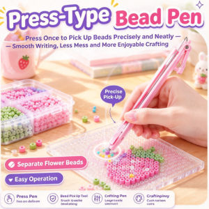 Fuse Bead Pen Bead Pick Up Pen Bead Applicator Pen   Flying Shuttle Easy Precise Placement DIY Beading Tool Fuse Beads Accessories Kids Adults