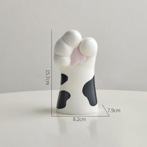 แจกัน รูปมือสัตว์ น่ารัก แจกันดอกไม้สร้างสรรค์ แจกันแมวน่ารัก ของตกแต่งบ้าน แจกันรูปอุ้งเท้าแมว สําหรับตกแต่งบ้าน โรงแรม ห้องนอน