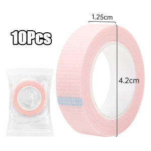 10pcs 450cm Breathable Non Woven Micropore Eyelash Extension Tape For Eyeshadow Skin Face Makeup