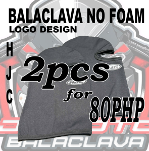 H J C Balaclava Logo Design No foam Motorcycle Helmet Cover Full Face
