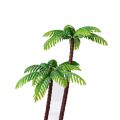 Q-1151 STORE 5pcs Plastic Decor DIY Fake Plants Coconut Palm Tree ...