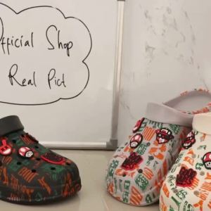 Aseo Sandal Pria Wanita Baim Clog Terbaru Slip on Kodok Import Anti Slip Karet