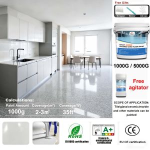 MIROON 5KG colored sand floor paint epoxy sand floor coating epoxy flake coating set anti slip wear resistant waterproof