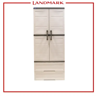 Megabox Wardorbe Cabinet with 2 Drawers 72.40 x 46.36 x 172cm (MG-186)