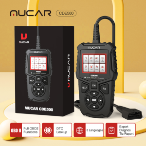 MUCAR CDE500 OBD2 Scanner car diagnostic scanner EOBD Clean Code Diagnostic Tool Check Engine Car Code Reader Car Diagnostic Scanner Lifetime Upgrade