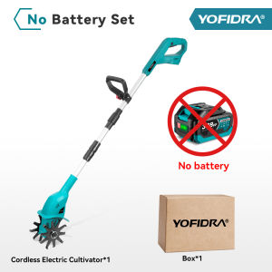 Garden Tiller Rototiller Multi-purpose Cultivator Eater Trimmer Rotary Tool Lawn Mower For Makita 18V Battery