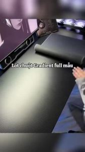 Lót chuột Gradient chữ pad chuột DESK MAT lót chuột gaming đẹp bo viền chắc chắn