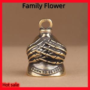 Family Flower Flash Sale กระดิ่งรถจักรยานยนต์ผู้พิทักษ์สำหรับนักปั่นจักรยานผู้หญิงผู้ชายพร้อมที่แขวนกระดิ่งนักขี่จักรยานสำหรับผู้ขับขี่โชคดีกระดิ่งวิญญาณ