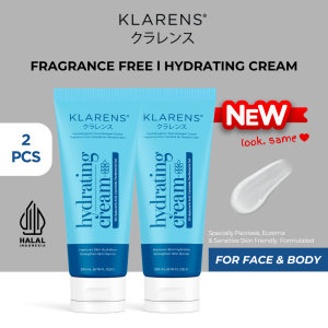 Klarens Hydrating Cream Twin Pack - Lotion Pelembab Kulit Sensitif