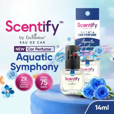 ENCHANTEUR SCENTIFY Eau de Car 2-in-1 Car Perfume 14ml