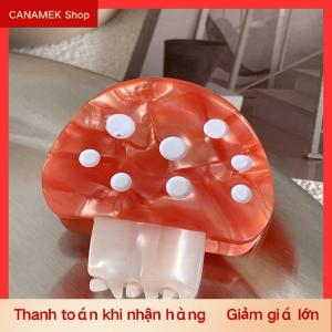 CS Dễ Thương Hình Dạng Nấm Tóc Nhỏ Móng Vuốt Thời Trang Sáng Tạo Acetate Tóc Clip Đáng Yêu Nhà Máy Cá Mập Clip Cho Cô Gái Tóc Phụ Kiện