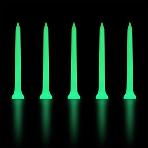 CRESTGOLF Glow in The Dark Golf Balls - Light Activated 6 - Color LED Night Balls- with 12 Golf Tees and Storage Bag - Fun Golfing Gift for Men and Women