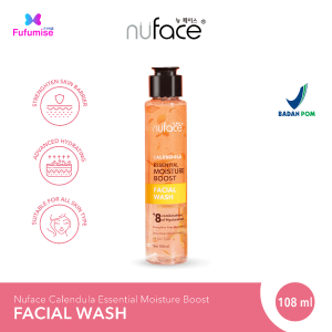 NUFACE 3in1 Calendula Essential Moisture Boost Skin Barrier | Paket Bundling Facial Wash | Micellar Water | Essence Skincare Fuji