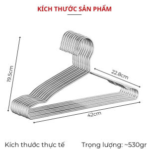 Móc Treo Quần Áo Inox Cao Cấp - Thiết Kế Tiện Ích Chất Liệu Bền Bỉ Phù Hợp Mọi Không Gian