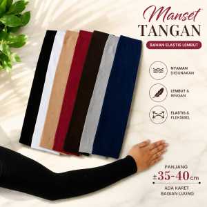 Manset Tangan Handsock Manset Kaos Wanita Pria Unisex